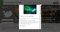 Desktop Screenshot of icelandairhotels.com